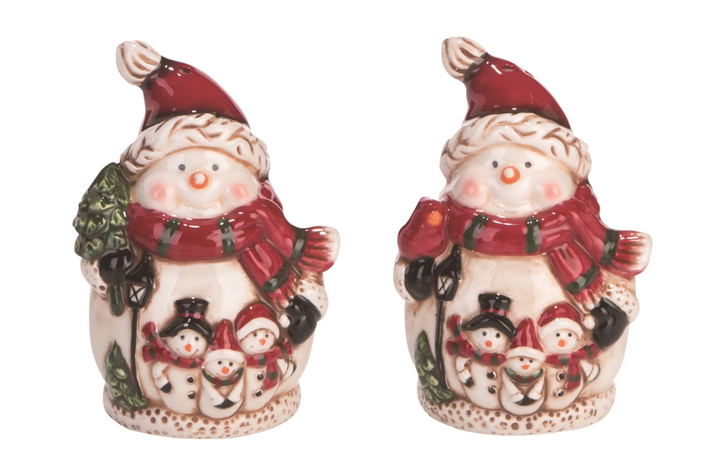 Snowman Family Salt & Pepper Set