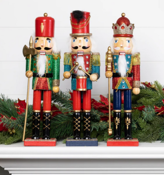 15" Wooden Eclectic Nutcracker