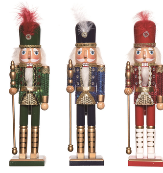 Wooden Glamorous Nutcracker (3-Styles)