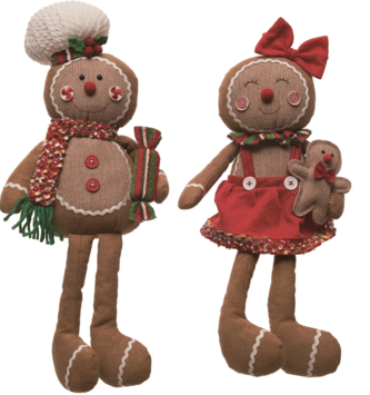 Boy & Girl Gingerbread Couple