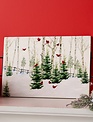 Winter Forest Tray with Handles