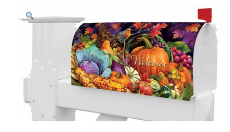 Fall Mailbox Wrap (5-Styles)