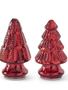 Mini Mercury Glass Christmas Trees (2-Colors)