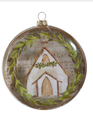 Boxwood Church Ornament