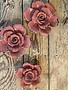 Pink Ceramic Rose (3-Sizes)