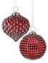 Red Jeweled Ball Ornament (2-Styles)