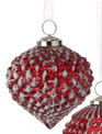 Red Jeweled Ball Ornament