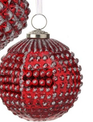 Red Jeweled Ball Ornament