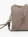 Riley 3 Compartment Crossbody Wristlet (8-Colors)