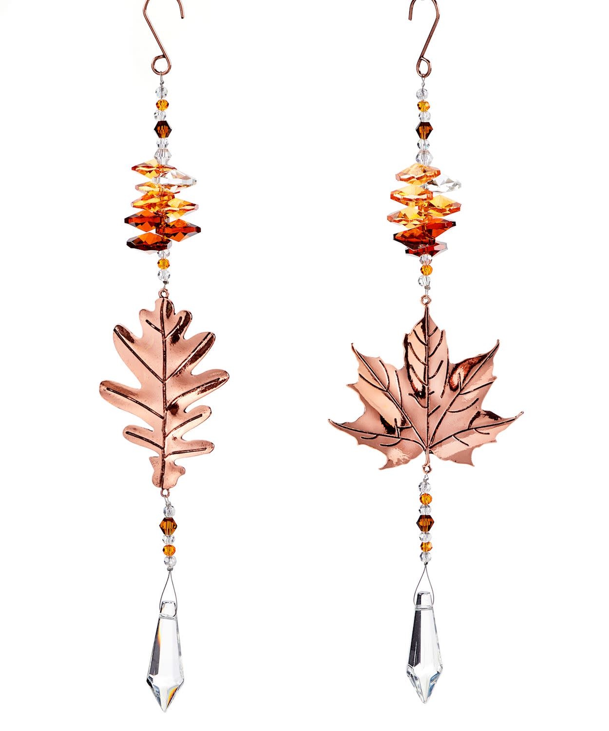 Hanging Autumn Leaf Prism