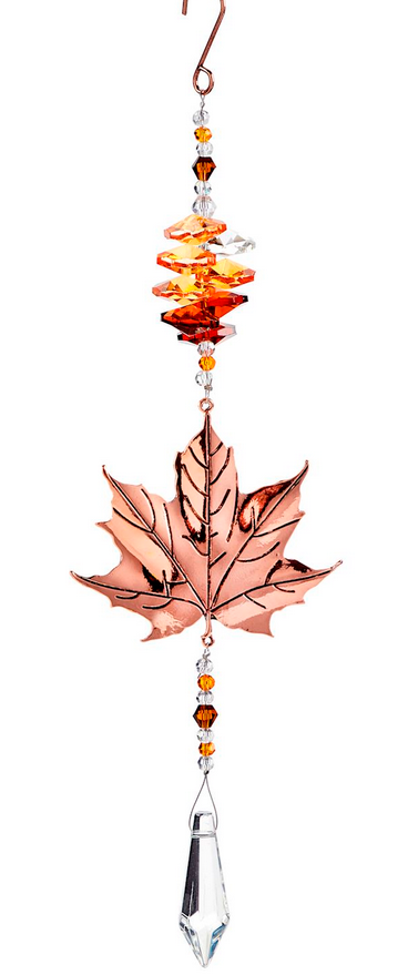 Hanging Autumn Leaf Prism