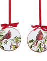 Cardinal Disk Ornament