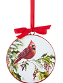 Cardinal Disk Ornament