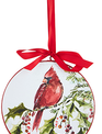 Cardinal Disk Ornament