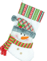 Knit Snowman Stocking (2-Styles) Knit Snowman Stocking (2-Styles)