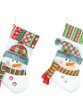 Knit Snowman Stocking (2-Styles) Knit Snowman Stocking (2-Styles)