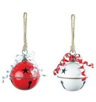 Metal Jingle Bell with Bow (2-Colors)