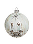 Holy Family Glass Ball Ornament
