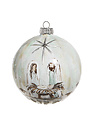 Holy Family Glass Ball Ornament