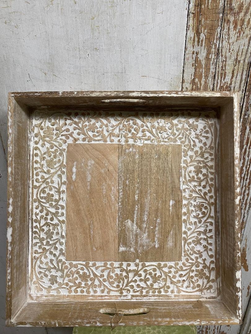 Mango Wooden Carved Tray