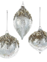 Silver Glitz Pearl Ornament (3-Styles)