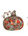 Set of 3 Mini Glass Speckled Pumpkins