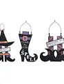 Metal Witchy Wall Decor