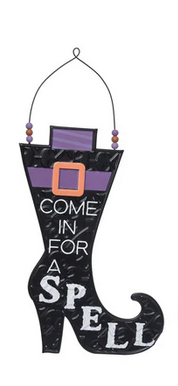 Metal Witchy Wall Decor
