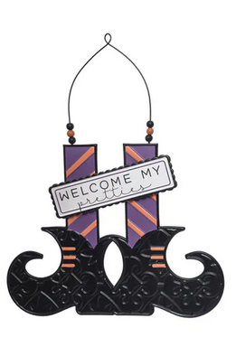 Metal Witchy Wall Decor