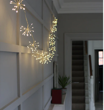 LED Electric Starburst Garland LED Electric Starburst Garland