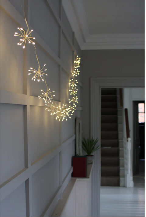 LED Electric Starburst Garland LED Electric Starburst Garland