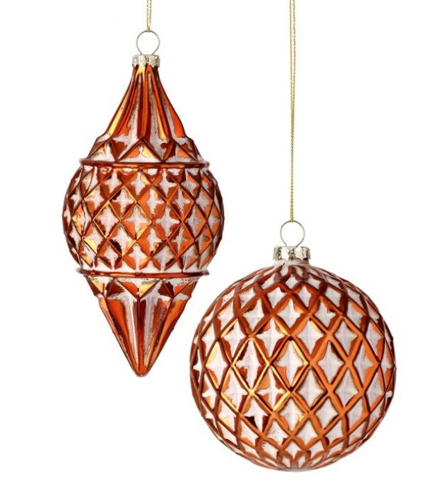 Glass Woven Ball Ornament