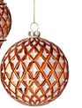 Glass Woven Ball Ornament