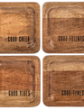 Mini Wooden Etched Trinket Tray