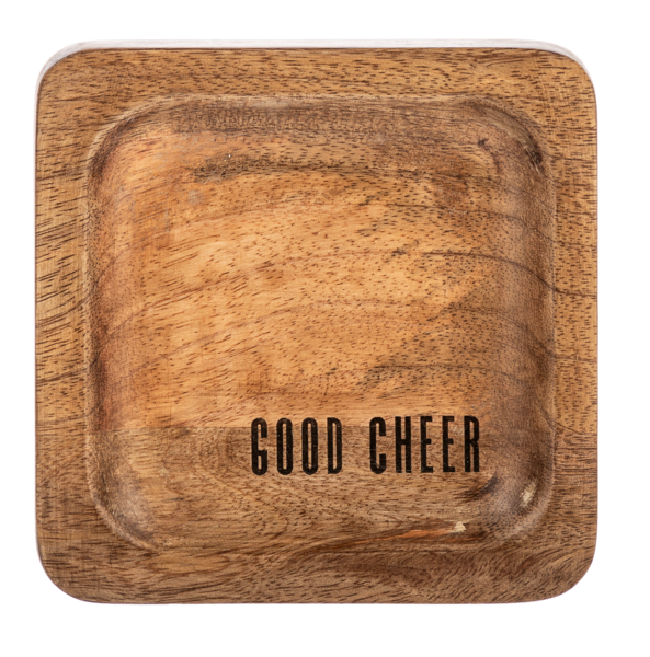 Mini Wooden Etched Trinket Tray