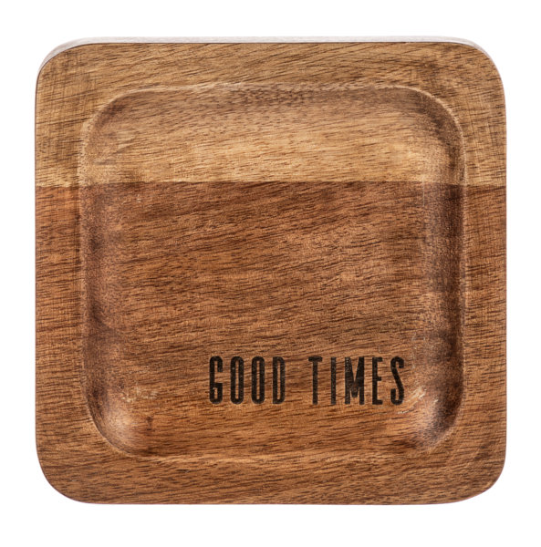 Mini Wooden Etched Trinket Tray