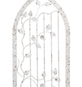 Iron Arch with Vines Wall Decor