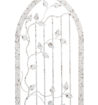 Iron Arch with Vines Wall Decor