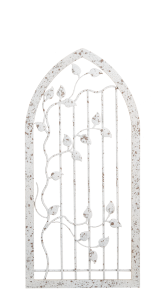 Iron Arch with Vines Wall Decor
