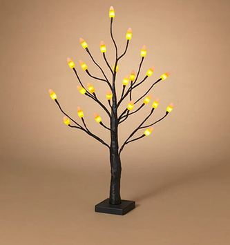 Pre-Lit Halloween Candy Corn Tree