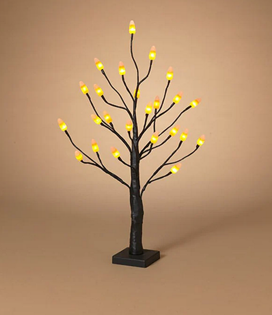 Pre-Lit Halloween Candy Corn Tree
