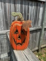 Hand Carved Happy Jack-o-Lantern (3-Sizes)