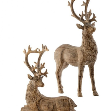 Set of 2 Woodland Deer