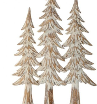 Distressed Winter Tree Grove
