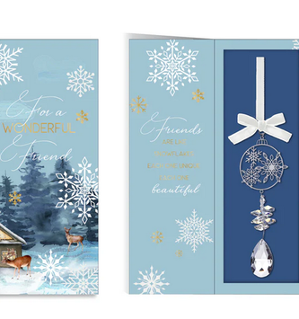 Gift Boxed Crystal Ornament (5-Styles)