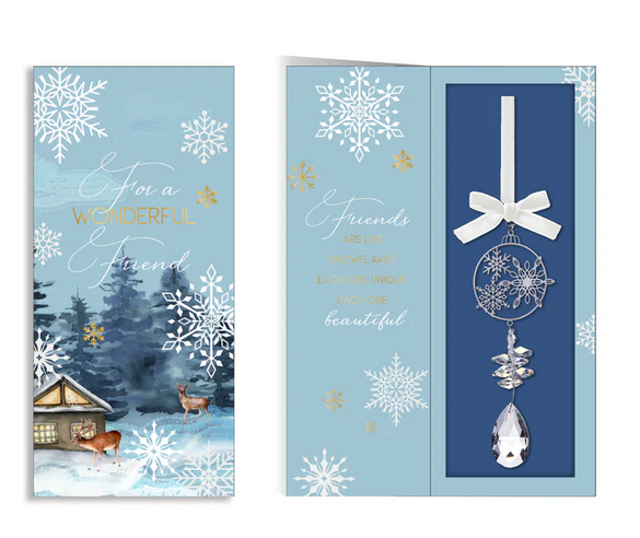 Gift Boxed Crystal Ornament (5-Styles)