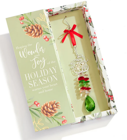 Gift Boxed Crystal Ornament (5-Styles)