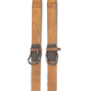 Decorative Wooden Skis