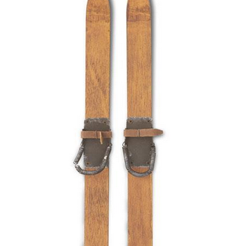 Decorative Wooden Skis