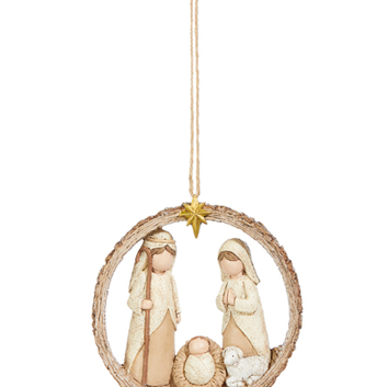 4.5" Holy Family Ornament